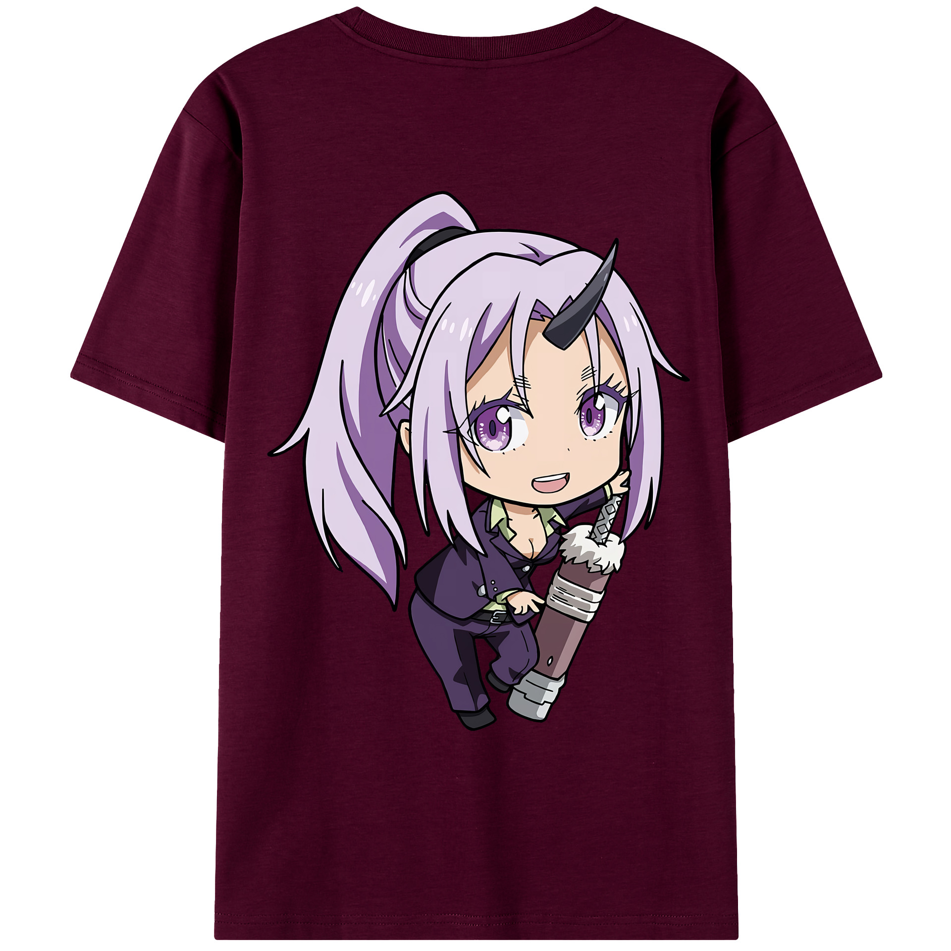 （画像用） 転スラ Regarding Reincarnated to Slime レディース半袖Tシャツ(バックプリント)